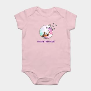 Viking Fox Dream, inspirational and motivational Baby Bodysuit